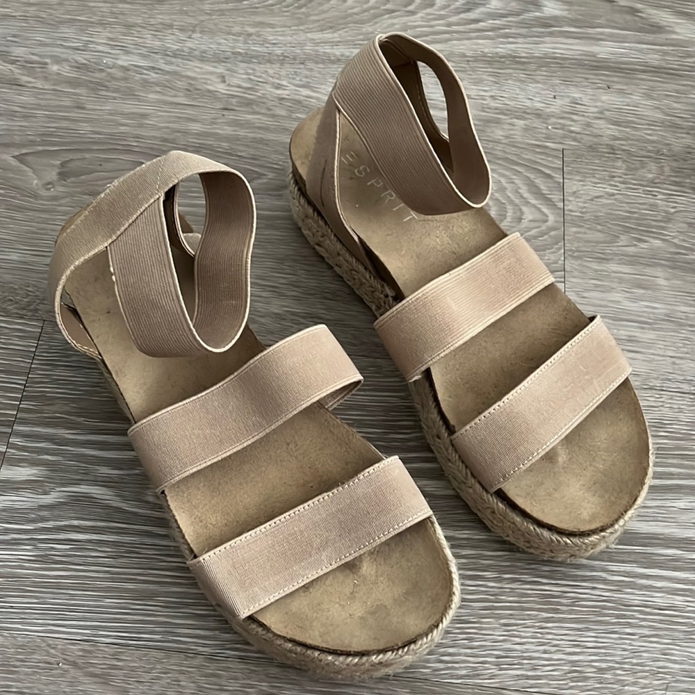 Tan espadrilles!